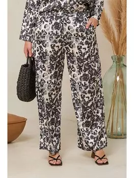 Тканевые брюки Curvy Lady, цвет schwarz/creme