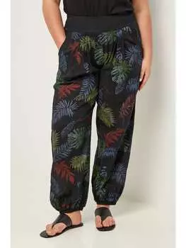 Тканевые брюки Curvy Lady, цвет schwarz/grn