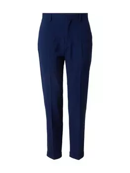Тканевые брюки DAN FOX APPAREL Regular Pleated Pants Bjarne, синий