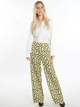 Тканевые брюки Dreimaster, зеленый