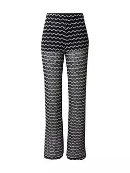 Тканевые брюки EDITED Wide leg Pants Finn, морской синий