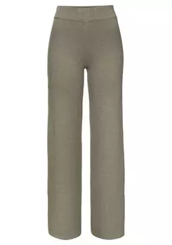 Тканевые брюки Elbsand Loose fit Pants, бежевый