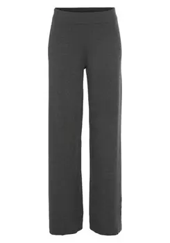 Тканевые брюки Elbsand Regular Pants, серый
