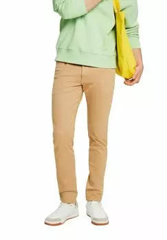 Тканевые брюки Esprit, бежевый