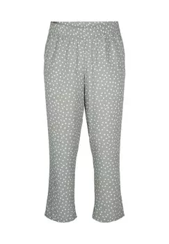 Тканевые брюки FLASH – MIT AUFDRUCK UND TASCHEN Zizzi, светло-зеленый