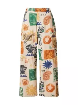 Тканевые брюки Free People Wide leg Pants SEASIDE, кремовый