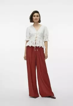 Тканевые брюки GAJA Vero Moda, красный