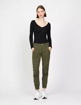Тканевые брюки Gang Tapered Pants, оливковый