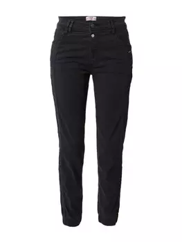 Тканевые брюки Gang Tapered Pants Raffaela, черный