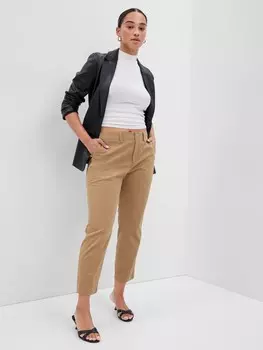 Тканевые брюки Gap, коричневый