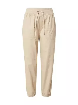 Тканевые брюки GAP Tapered Pants, бежевый