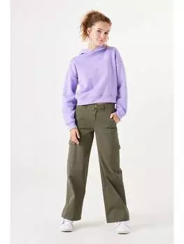 Тканевые брюки Garcia, оливковый