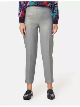 Тканевые брюки Gerry Weber Tuch/Kombi verkrzt, цвет silver grey melange