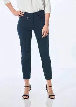 Тканевые брюки GOLDNER 7/8 Super Stretch Schlupf Louisa, морской