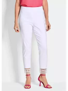 Тканевые брюки GOLDNER, белый