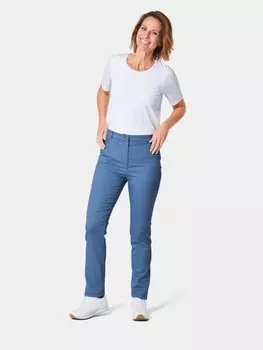 Тканевые брюки GOLDNER, цвет jeansblau