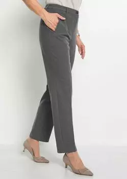 Тканевые брюки GOLDNER Flanell CARLA, серый