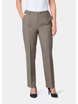 Тканевые брюки GOLDNER Hose Anna, цвет helltaupe
