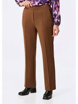 Тканевые брюки GOLDNER, коричневый