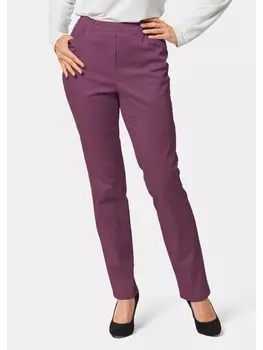 Тканевые брюки GOLDNER LOUISA, цвет aubergine