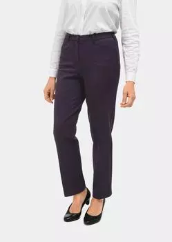 Тканевые брюки GOLDNER mit Bauchweg Effekt, цвет pflaume