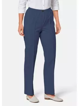 Тканевые брюки GOLDNER n, цвет jeansblau/schwarz