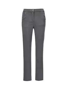 Тканевые брюки Goldner Regular Pants Carla, серый
