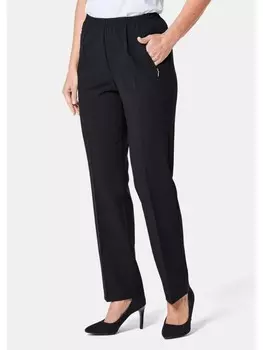 Тканевые брюки GOLDNER Reiseschlupfhose LOUISA, черный