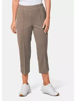 Тканевые брюки GOLDNER, серо-коричневый