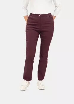 Тканевые брюки GOLDNER Super Stretch CARLA, бордо