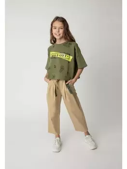 Тканевые брюки Gulliver, бежевый