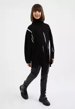 Тканевые брюки Gulliver Kunstleder, черный