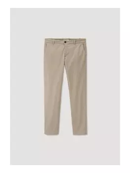 Тканевые брюки Hessnatur Chino LENN Regular aus Bio Baumwolle, цвет steingrau