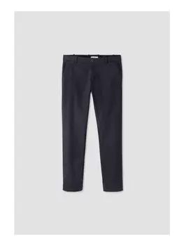 Тканевые брюки Hessnatur Chino LENN Regular aus Bio Baumwolle, синий