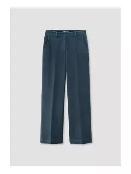 Тканевые брюки Hessnatur Regular aus Bio Baumwolle, цвет tiefseeblau