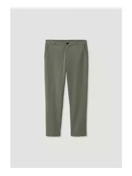 Тканевые брюки Hessnatur Smart Relaxed aus Bio Baumwolle, оливковый