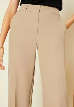 Тканевые брюки HIGH WAIST WIDE Love & Roses, коричневый