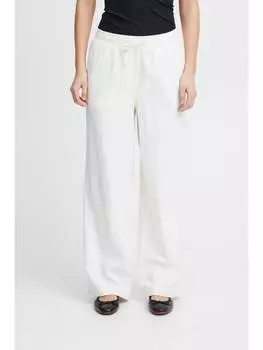 Тканевые брюки ICHI, белый