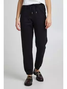 Тканевые брюки ICHI, черный