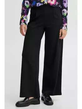 Тканевые брюки ICHI, черный