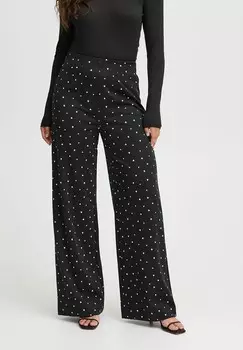 Тканевые брюки ICHI, черный