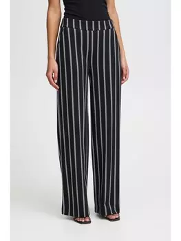 Тканевые брюки ICHI, черный