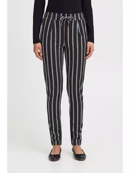 Тканевые брюки ICHI, черный