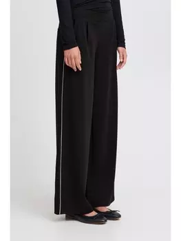 Тканевые брюки ICHI, черный