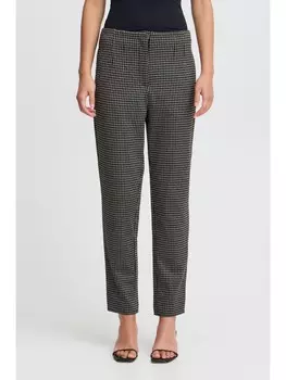 Тканевые брюки ICHI, черный