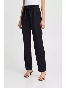 Тканевые брюки ICHI, черный