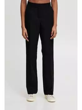 Тканевые брюки ICHI, черный