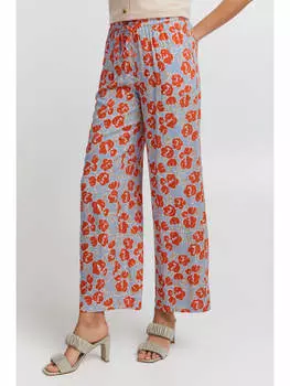 Тканевые брюки ICHI, цвет hellrot