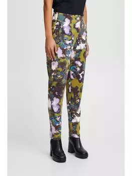 Тканевые брюки ICHI, красочный