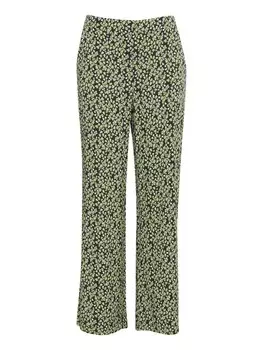 Тканевые брюки ICHI Regular Pants Aya, зеленый